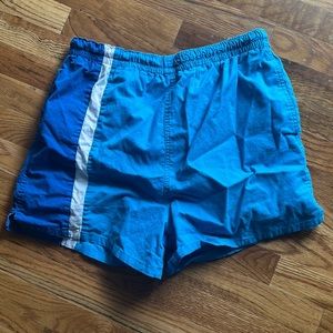 David Taylor Blue swim shorts